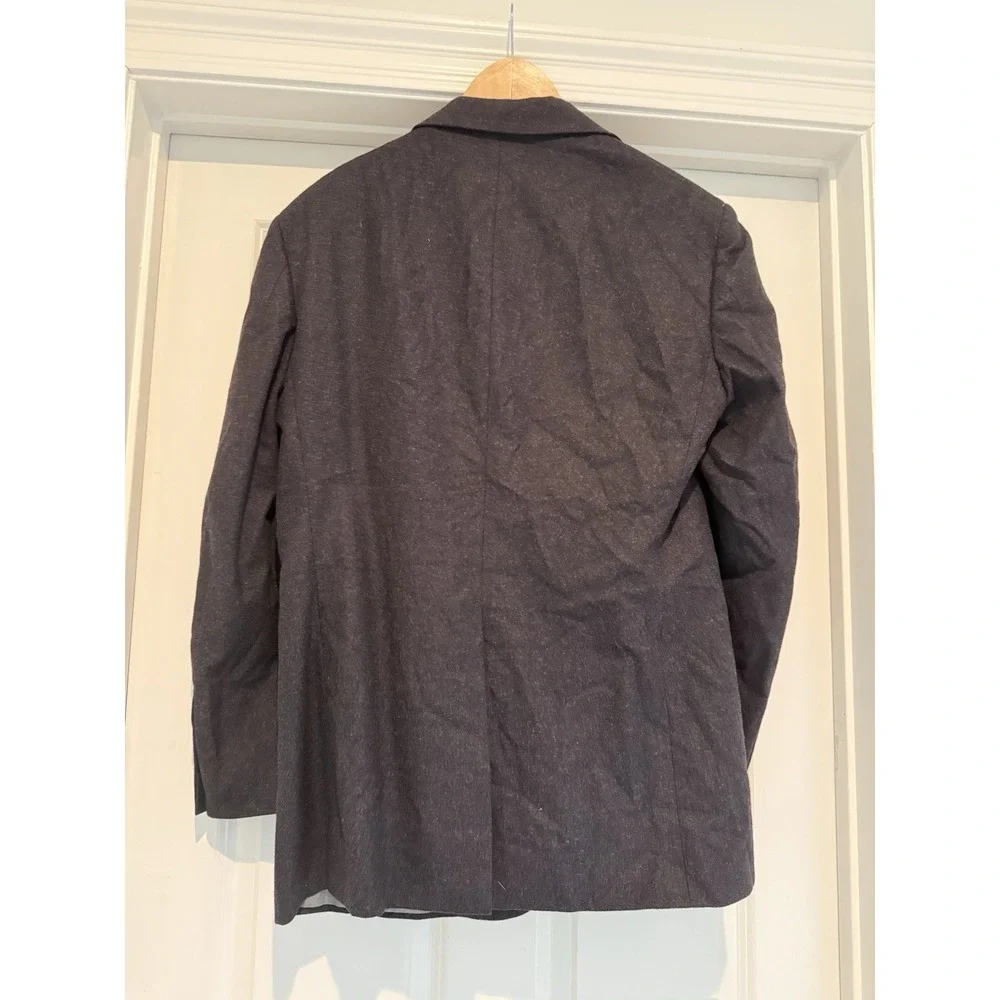 Vintage 90s Polo Ralph Lauren Blazer USA Union Made Gray Wool Sport Coat Mens‎
